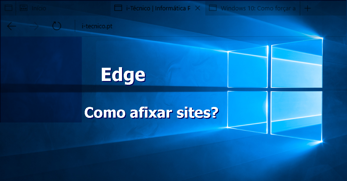 Edge - afixar site