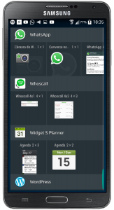 WhatsApp 3 widgets