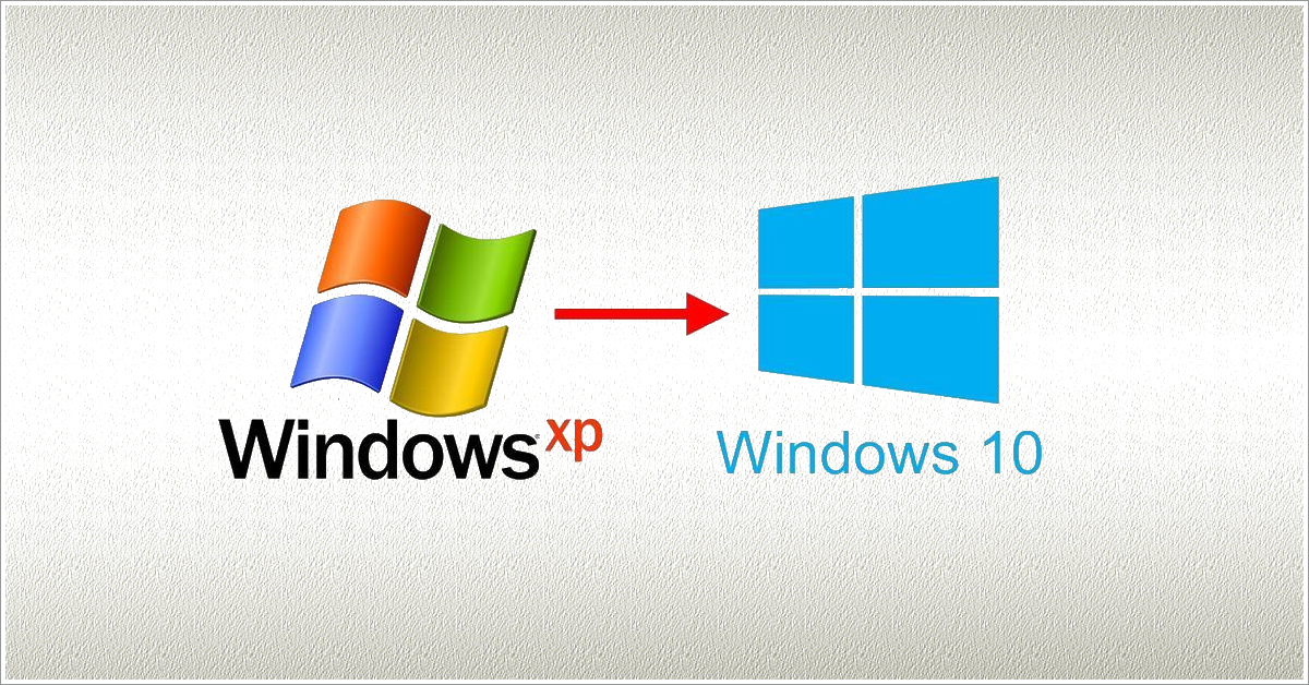 Windows 10 - Windows XP