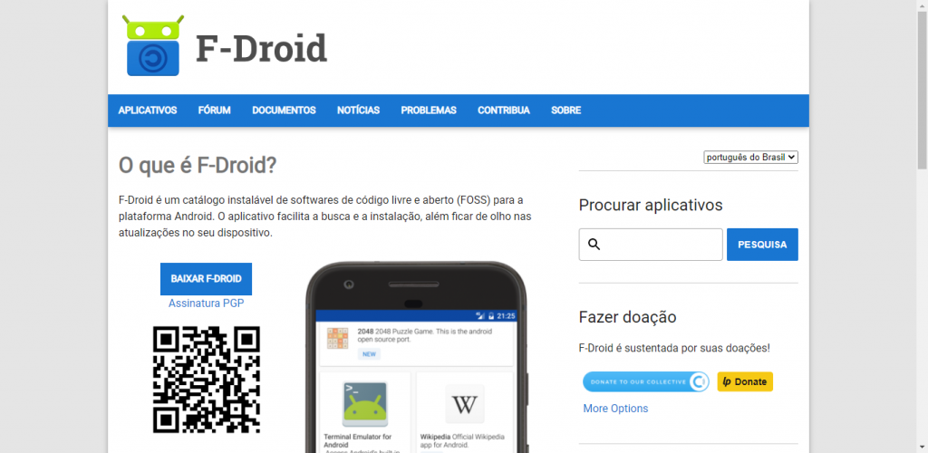 F-Droid - - Loja de apps (aplicações) para Android