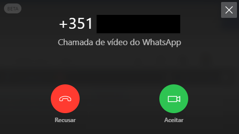 WhatsApp Desktop - Fazer chamada de vídeo