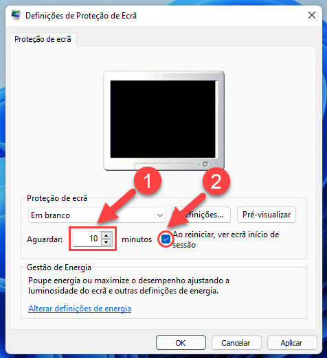 Windows 11 - Bloquear ecrã (tela) 007