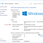 Memória RAM Windows 10 pt-BR
