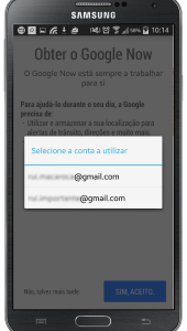 Assistente Google - versão antiga